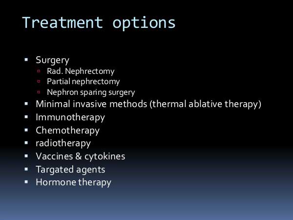 treatment of renal cell cancer