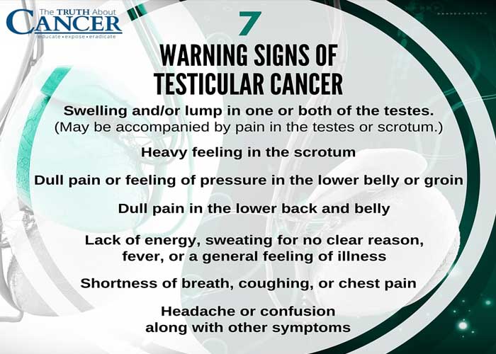 warning signs for testicular cancers